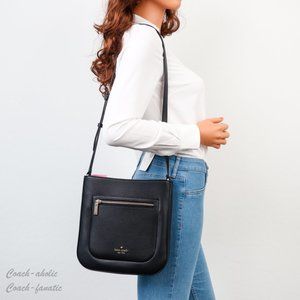 NWT Kate Spade Leila Leather Top Zip Crossbody